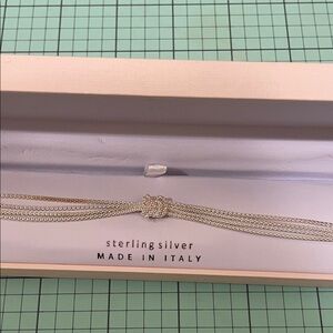 Sterling Silver Knot Bracelet